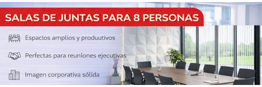 Salas de juntas 8 personas