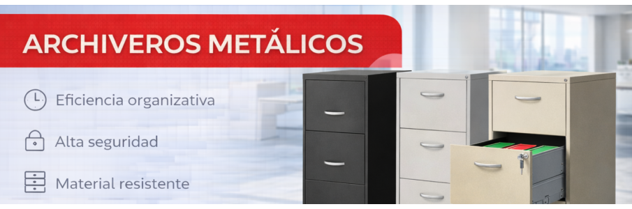 Archiveros metálicos desde 1 hasta 6 gavetas, somos fabricantes